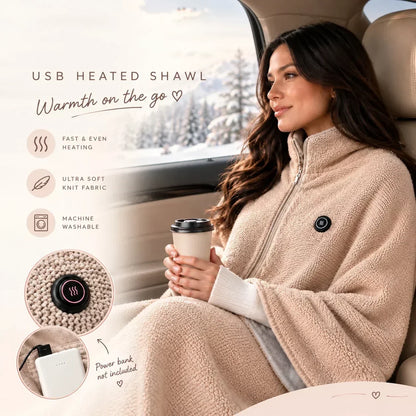 🔥 Portable Electric Heated Blanket & Shawl