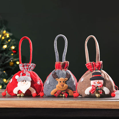 Weihnachtsgeschenk Schneemann Puppe Tasche