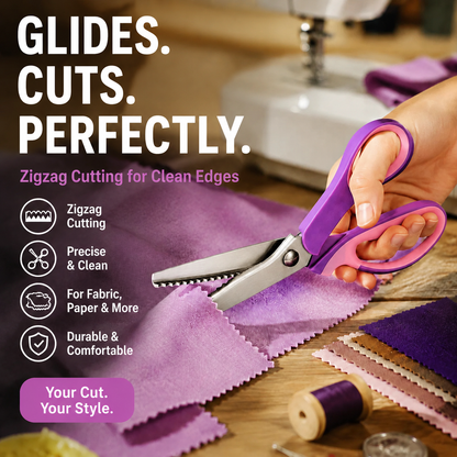 ⏳🔥LIMITED-TIME 50% OFF! ⏰Multipurpose Pinking Shears Serrated Scissors