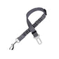 🐶🚗 Reflective Elastic Pet Seat Belt – Adjustable Car Restraint with Shock-Absorbing Buffer
