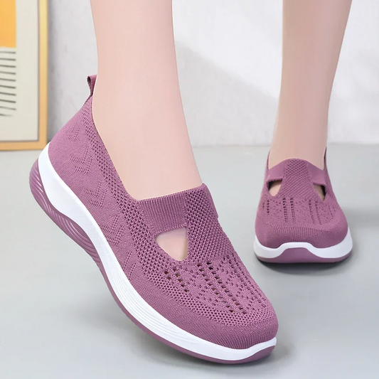 🔥Letzter Tag 49% Rabatt🔥Frauen gewebt orthopädische atmungsaktive weiche Sohle Schuhe