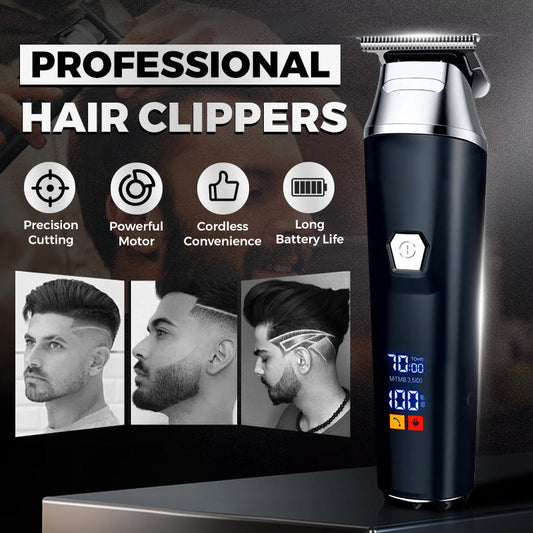🔥Neu Heißer Verkauf❤️‍🔥 Haushalt Digitalanzeige Professionelle elektrische Haarschneidemaschine
