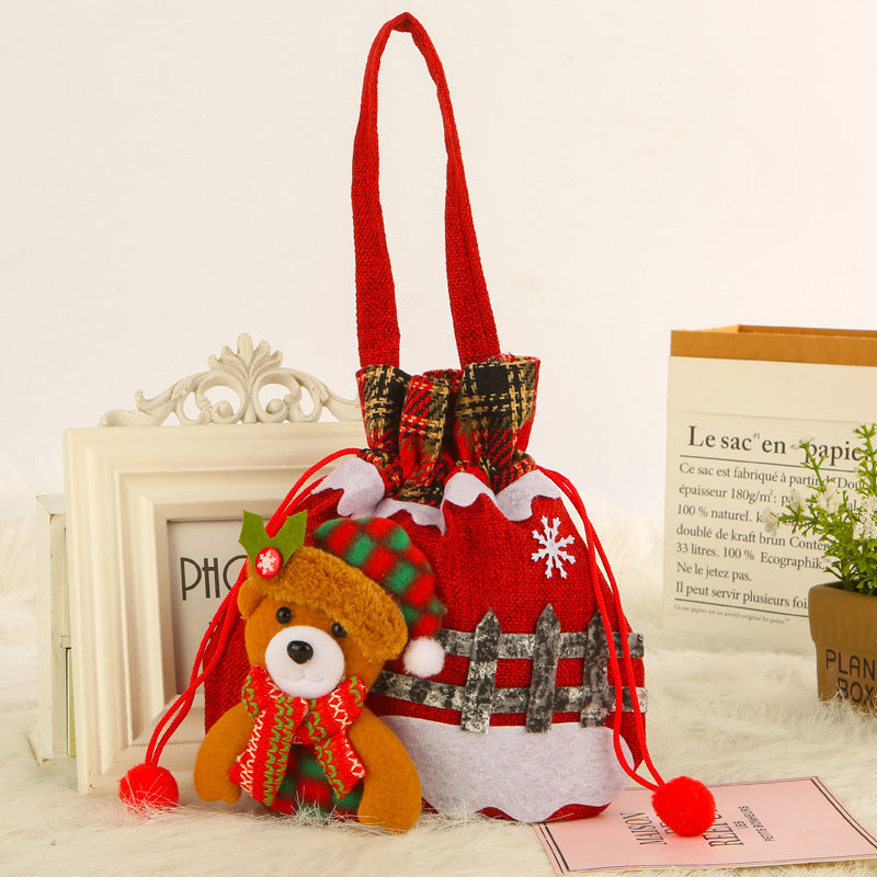 Weihnachtsgeschenk Schneemann Puppe Tasche