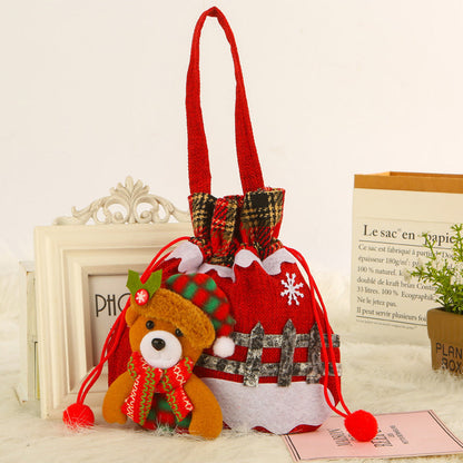 Weihnachtsgeschenk Schneemann Puppe Tasche