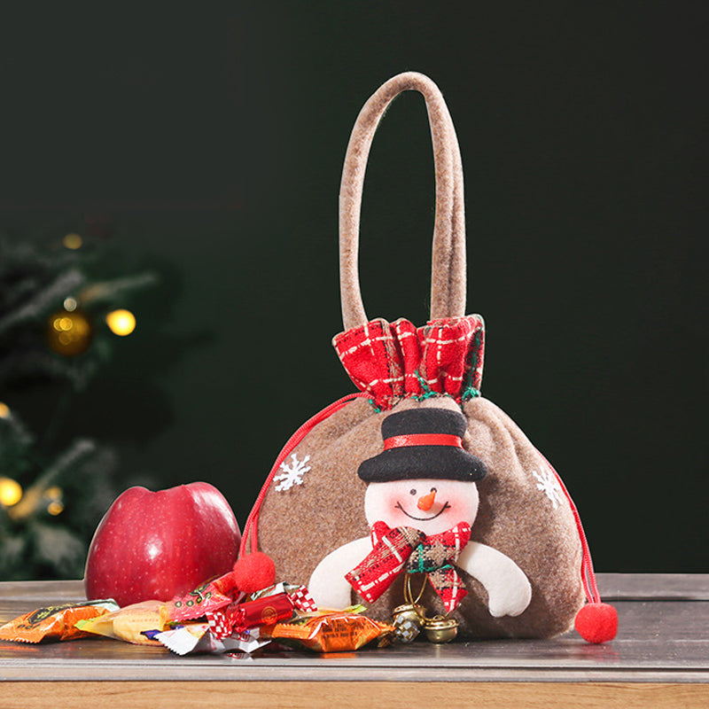 Weihnachtsgeschenk Schneemann Puppe Tasche