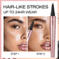 3D Microblading Eyebrow Pencil – 4-prong tip creates natural hair-like strokes. Waterproof, smudge-proof & lasts 24h. Skip costly salon treatments.💕🎁