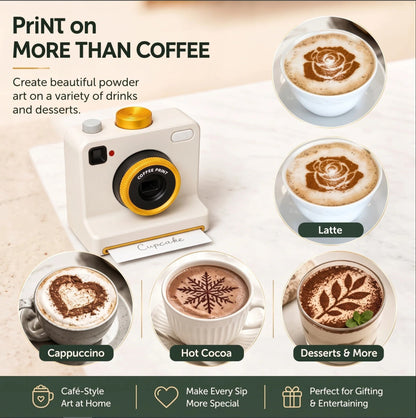 Cute latte art in seconds ☕📸