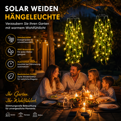 ☀️ 50% OFF – Solar Ivy Lights with Artificial Leaves – Waterproof, 8 Lighting Modes & Flexible – Perfect for Gardens, Balconies & Wall Decoration 🌿💡✨