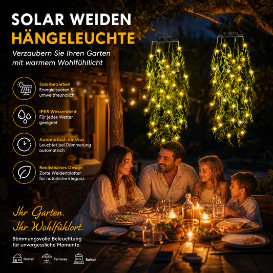 ☀️ 50% OFF – Solar Ivy Lights with Artificial Leaves – Waterproof, 8 Lighting Modes & Flexible – Perfect for Gardens, Balconies & Wall Decoration 🌿💡✨