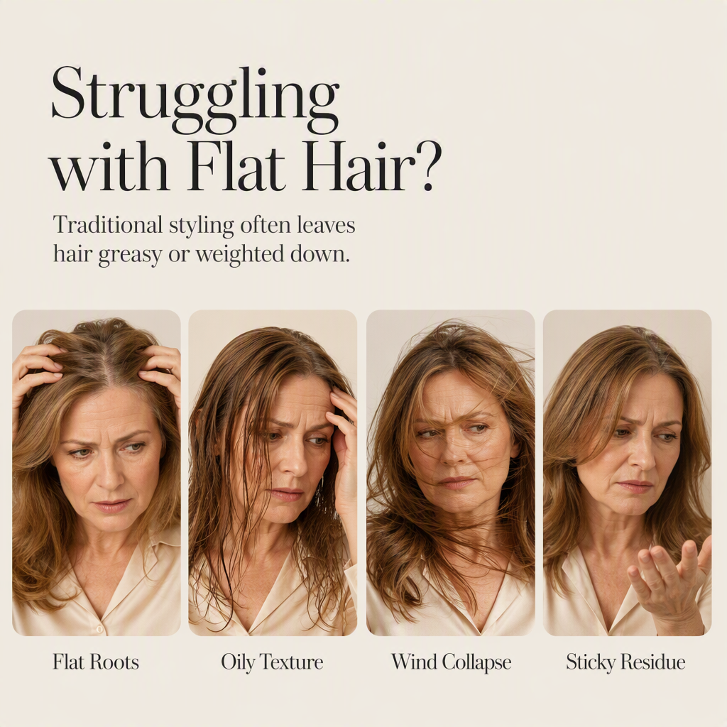 Fluffy Hair Shaping Spray Long Lasting Volumizing Mist with Peach Fragrance