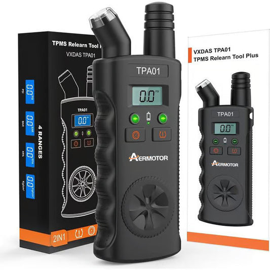 🚗 TPMS Relearn Tool and Tire Pressure Gauge