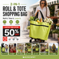 🎉 2026 Sale — Over 13,000 Sold!💞 2-in-1 Foldable Shopping Cart – Carry & Roll with Ease 🛒