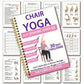 🔥30-Day Chair Yoga Weight Loss Spiral-Bound Notebook & Step-by-Step Exercise Guide - At-Home Fitness Journal