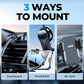 🚗50% OFF NOW! Multifunctional Suction Cup Car Phone Holder, 360° Rotatable Dashboard Windshield Car Phone Mount, Strong Sticky Suction Cell Phone Holder for All Mobile Phones