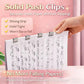 🔥2 Pcs Portable Binder Clip Stapler, Non-Destructive Paper Clam Dispenser for Office, Home, School