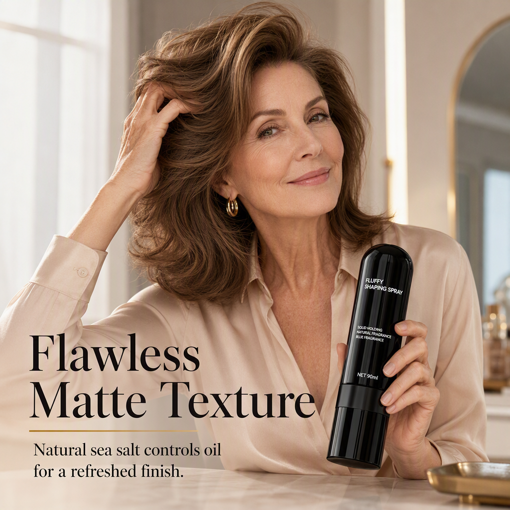 Fluffy Hair Shaping Spray Long Lasting Volumizing Mist with Peach Fragrance