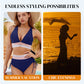 🎉 2026 Sale — Over 30,800 Sold 😍 High Waist Color Block Bikini – Beach Swimwear 👙