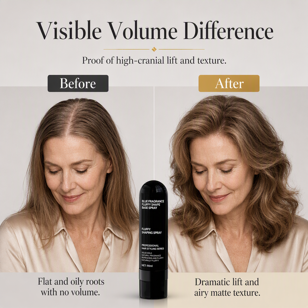 Fluffy Hair Shaping Spray Long Lasting Volumizing Mist with Peach Fragrance