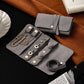 Travel Jewelry Organizer Case: Foldable Small Jewelry Roll for Travel—Rings, Necklaces, Earrings, Bracelets