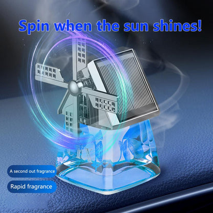 🌤️Solar-powered Windmill Aroma Car Air Freshener🍃