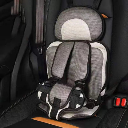 👶50% OFF NOW! Portable Child Protection Car Seat‑Breathable Mesh Safety Harness Seat Pad, Lightweight Foldable Travel Baby Car Seat for Kids, Fits Most Vehicle Seats