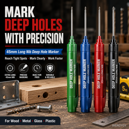 🛠️ Extra-Long Construction Marker – Reach Tight Spots Easily