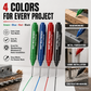 🛠️ Extra-Long Construction Marker – Reach Tight Spots Easily