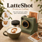 Cute latte art in seconds ☕📸