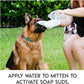 🔥Rinse-Free Dog Shampoo Mitts – Hypoallergenic Pet Bath Wipes, 6 Packs