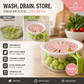 📢📢50% OFF !! ⏰2 in 1 Draining Basket with Lid