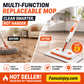 🔥Limited Time 51% OFF！Maximal Cleaning Power！Multi-Functional Hands-Free Clip Flat Mop