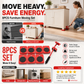 🎁Furniture Moving System – lift & slide up to 800 lbs, 360° rotation, floor-friendly pads. Move heavy furniture easily by yourself! 🛡️💪