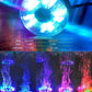 Springbrunnenpumpe mit LED-Farblichtern