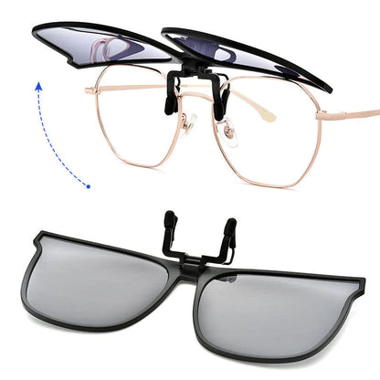 Neue Polarisierende Flip-up-Sonnenbrille Zum Aufstecken