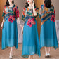 💃2026 New Arrival Pre-Sale💕Women's Elegant Flowy Floral Print Plus Size Dress