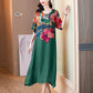 💃2026 New Arrival Pre-Sale💕Women's Elegant Flowy Floral Print Plus Size Dress