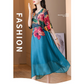 💃2026 New Arrival Pre-Sale💕Women's Elegant Flowy Floral Print Plus Size Dress