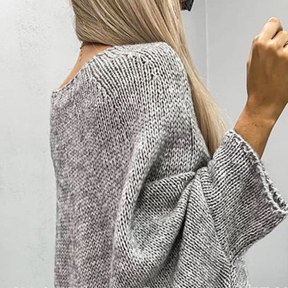 54%Rabatte💥 Eleganter gestrickter Cape-Pullover für Damen