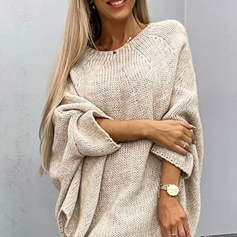 54%Rabatte💥 Eleganter gestrickter Cape-Pullover für Damen