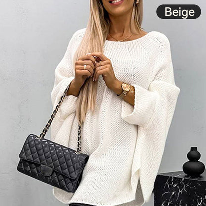 54%Rabatte💥 Eleganter gestrickter Cape-Pullover für Damen