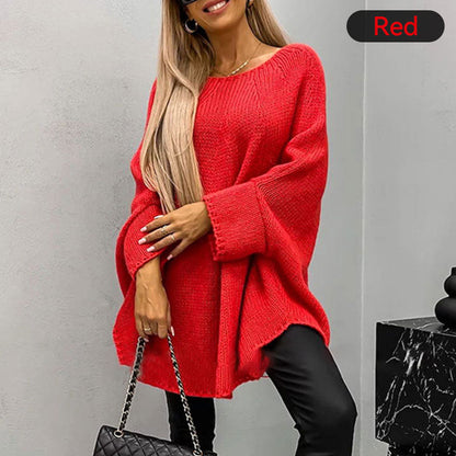 54%Rabatte💥 Eleganter gestrickter Cape-Pullover für Damen