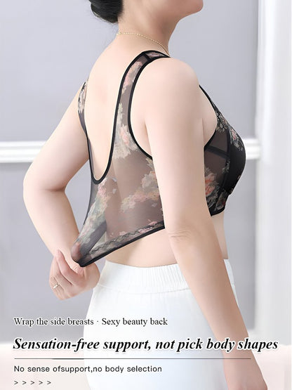 [Rich Women Are Wearing] Lace Buttonless Comfortable Bra