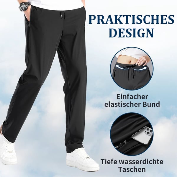 Sommer Herren Eis Seide Sporthose