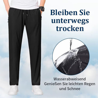 Sommer Herren Eis Seide Sporthose