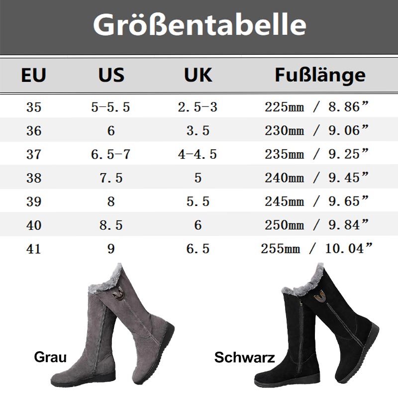 Warmes Geschenk - Lässige Thermo-Schneestiefel mit Plüsch für Damen