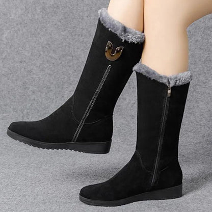 Warmes Geschenk - Lässige Thermo-Schneestiefel mit Plüsch für Damen