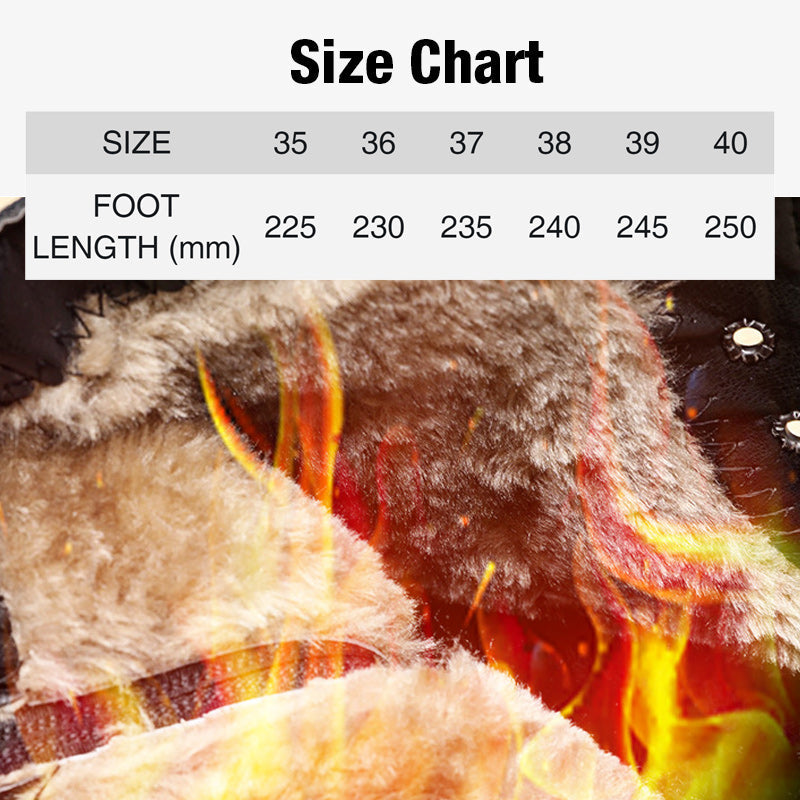 Weiches Futter Rutschfeste, dicke Sohle, hohe Stiefel