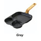 🍳 3-Compartment Non-Stick Pan – Cook 3 Foods at Once