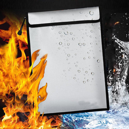 💥🔥Fireproof & Waterproof Document Bag for Valuables💦