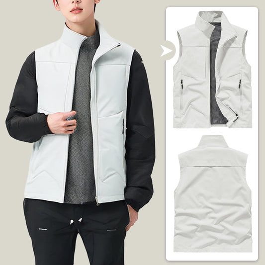⏳ Limited time 49% off! 💥Men's Comfortable Quick-Dry Vest with Pockets